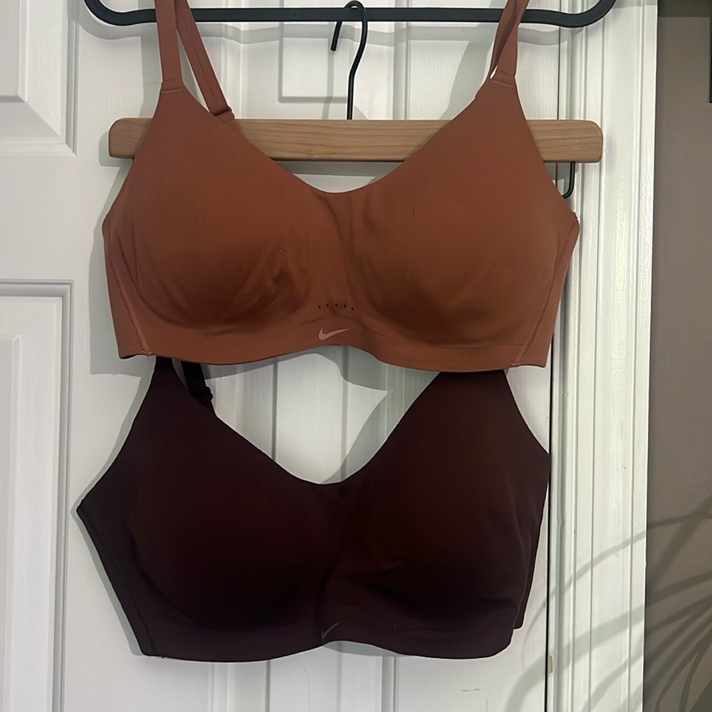 Set of three Nike dri fit bras